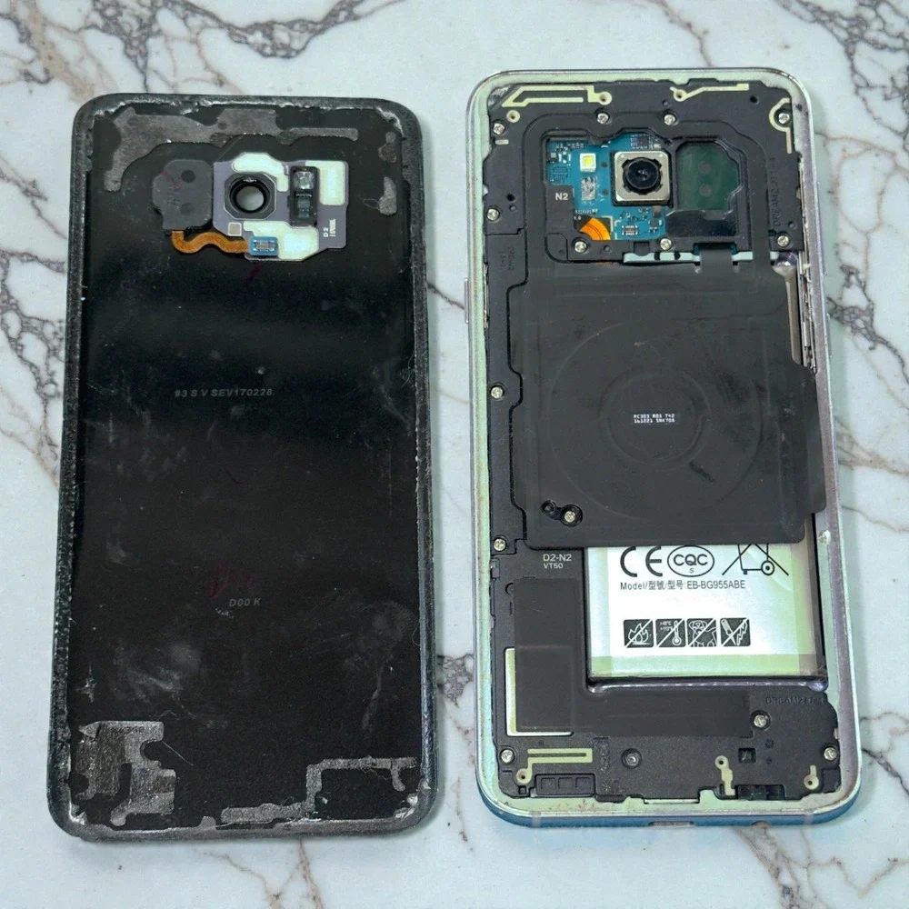 For Parts Repair - Samsung Galaxy S8 Plus Gray Unlocked Smartphone